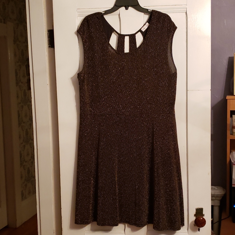 Gold Glitter Dress